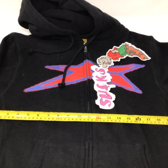 NWT Carpet Company Bizarro Zip Up Hoodie - Size S - Picture 12 of 13